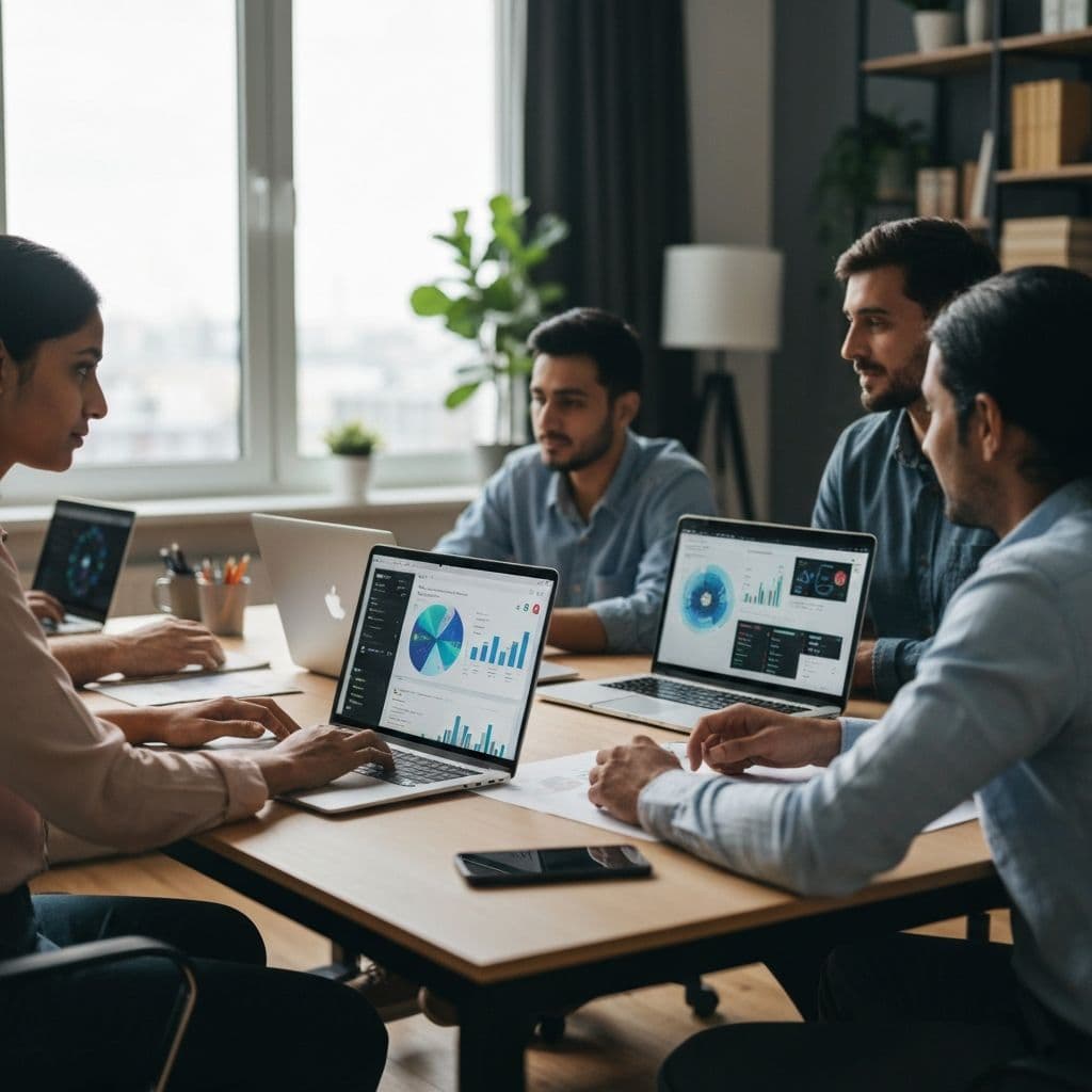 Automaly remote team collaborating on AI and automation projects