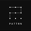 Pattrn Data logo - geometric dot pattern with company name